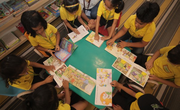 Children learning through international Montessori curriculum and standards at Crayons Play School Ranchi